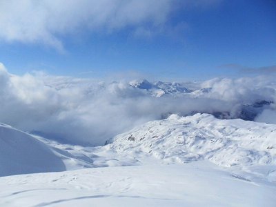 der talkessel blieb glücklicherweise fast ständig von wolken verschont