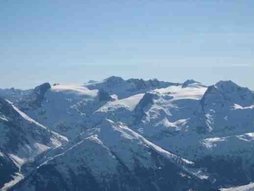 Blick zum Meldel Gletscher