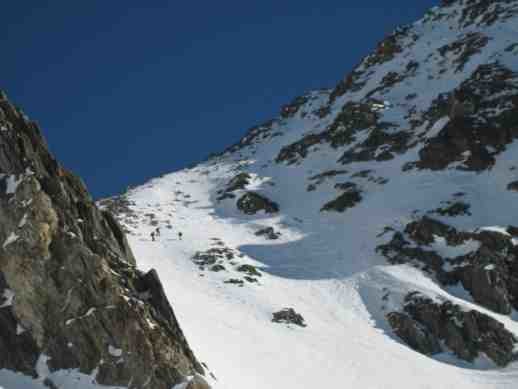 schöne firnige Hänge