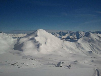 neue Piste? Oder einmalig Spur nach Samnaun?