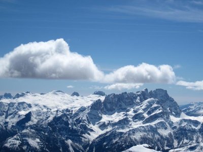 Pala mit Fratusta-Gletscher