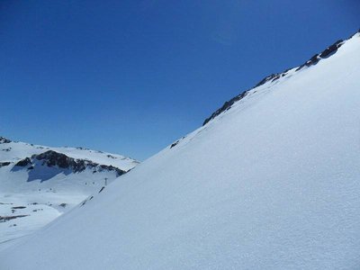 für mehr als 3-4 schwünge reichte der unverspurte hang aber nicht
