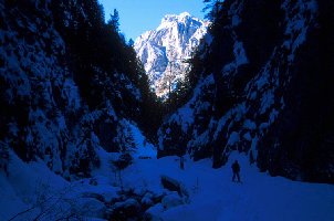 Einfahrt in die Schlucht Serai di Sottoguda