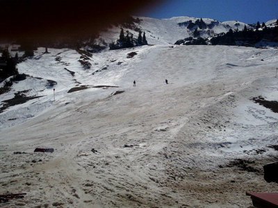 Abfahrt Jägeralpe die Umfahrung ist noch viel schlechter ...
