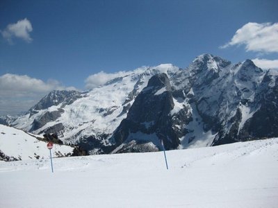 Marmolada aufgenommen vom Col dei Rossi