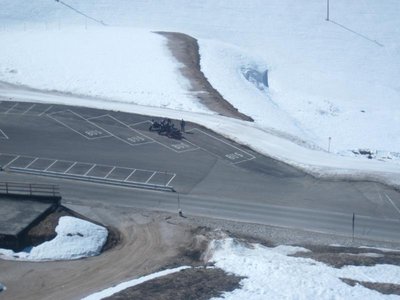 Schon etwas Publikum da