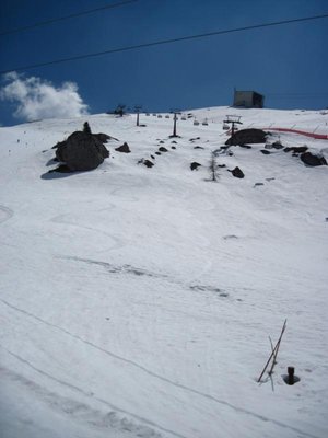 Nachmittägliche offpiste-Firnorgien am Col dei Rossi
