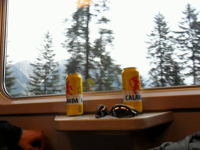 aprèssaison während der heimfahrt...