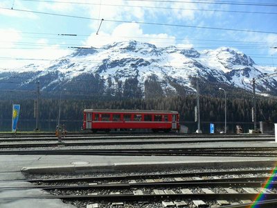 anreise (st. moritz mit berninawägeli)