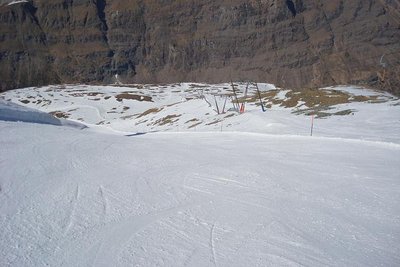 Unterwegs am Hörnli, perfekte Bedingungen oben.