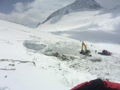 Baustelle auf 3000 m