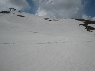 Abfahrt Belvedere Rückseite