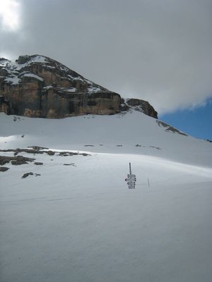 Schneehöhe mehr als ausreichend...