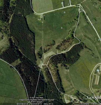 Skilift Hollerath, in GE sind die Stützen gut zu erkennen.