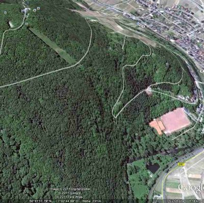 Krausberg in Dernau mit Skihang