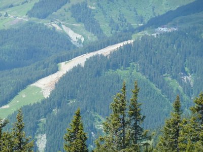 Der obere Pistenteil wird komplett "remodelliert"