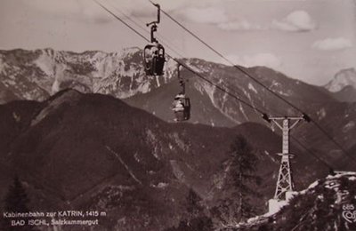 alte Ansicht (frühe 60er Jahre) im Bergstationsbereich