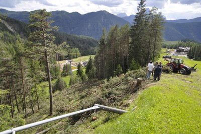 Col Toron - neue Variante oberhalb der Schnapskurve