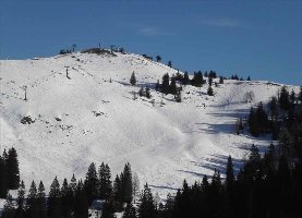 4-SB-Aussichtsberg, am Südhang sehr wenig Schnee