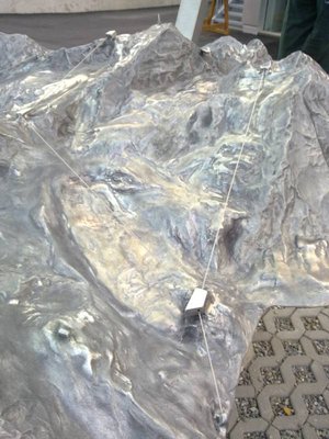 Blick vom Pitztaler zum Verbindungsbahn Rettenbach und die projektierte Linker Fernerkoglbahn.