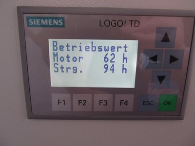 Betriebsstunden von Motor und Steuerung