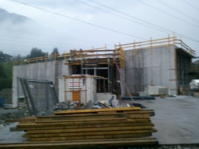 Hier der Blick in den Tunnel