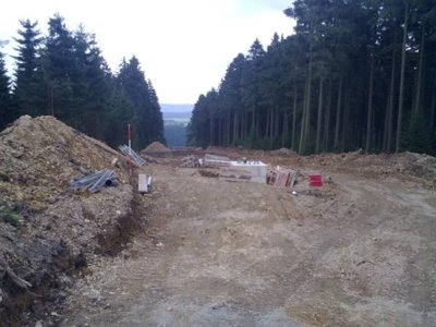 BS Große Büre mit Blick auf Trasse