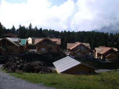 Die original kanadischen Blockhäuser