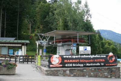 Talstation der unteren Sektion. Die Fahrt kann beginnen.