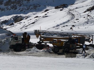 Abtransport des Krans