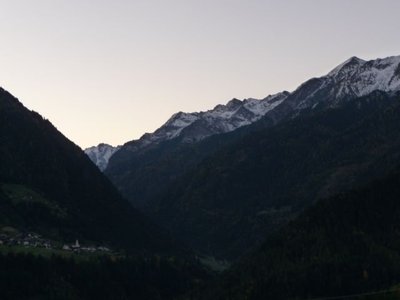 Aussicht vom Balkon ins Pitztal