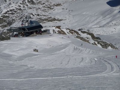 Mittelstation der Mittelbergbahn