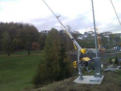 Schneilanze V3 Techno Alpin auf der Abfahrt Poppenberg 2