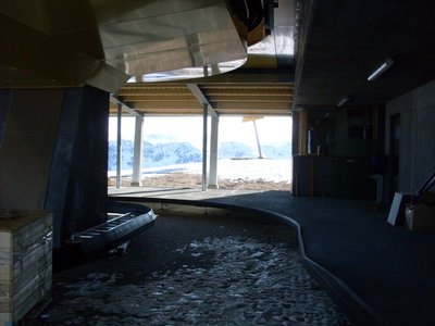 Die Einfahrt von innen