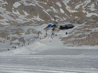Selber Standort: Zoom zur Talstation des Schladminger Gletscherliftes. - Keine Wartezeiten.