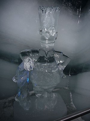 Ein letzter Blick auf Bart Simpson....