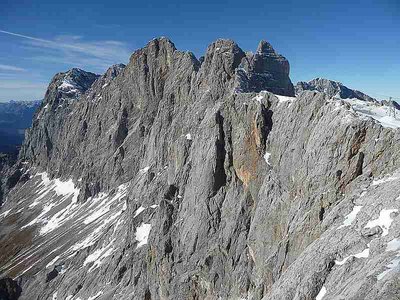 Wenn man schon am Dachstein Gletscher war, sollte auch der Dachstein auf einem Foto zu sehen sein ...