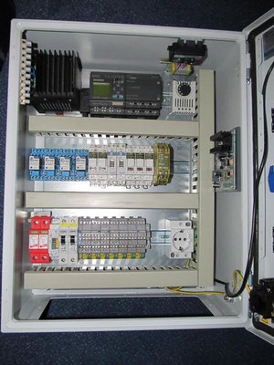 Schaltschrank innen
