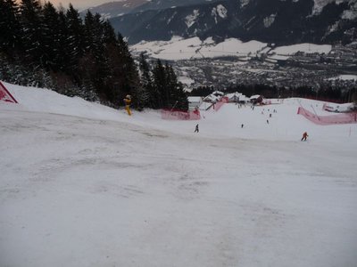 Talabfahrt weiter oben, auch hier braune Stellen