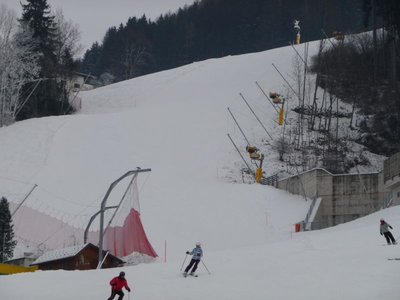 Umfahrung Zielhang, auch sehr eisig