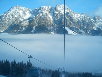 Auffahrt von Leogang