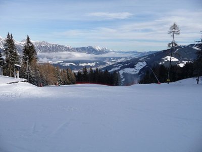 32 Sepp Walcher Abfahrt - Bis Mittelstation beste Abfahrt des Tages