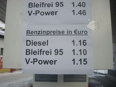 Spritpreise in Samnaun =)