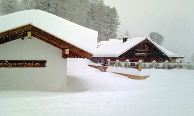 Die Schöngampalm am Samstag - endlich Winter!
