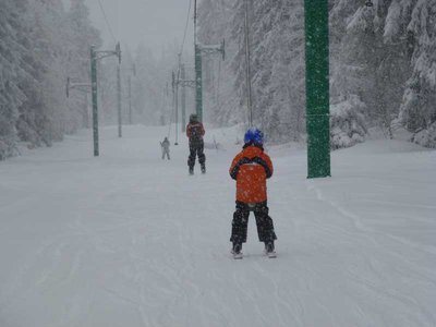 In den Carrefour-Liften