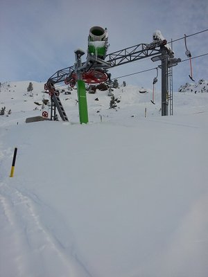 SUFAG Teleskop Kanone an der Bergstation
