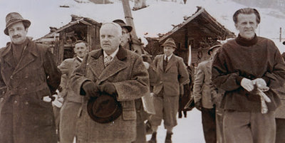 Liftabnahme durch die Behörde 1949