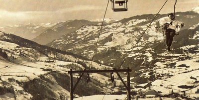 Streckenaufnahme mit feschem Skihaserl