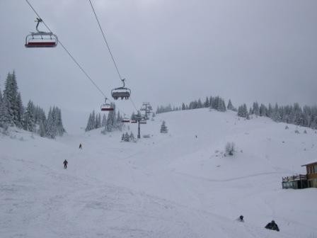 Leider keine Sicht in die Gipfelbereiche