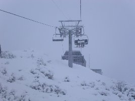 Bergstation in Sicht